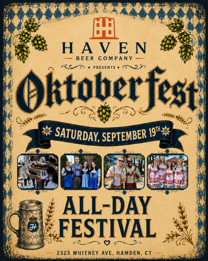 Oktoberfest 2026 at Haven Beer Company | Hamden, CT